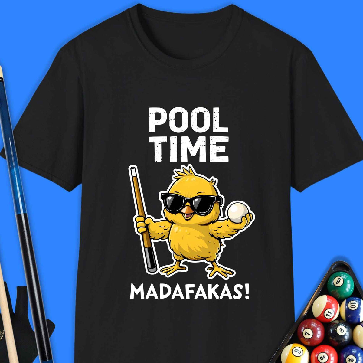 Pool Time Chick T-Shirt Gift For Pool Player