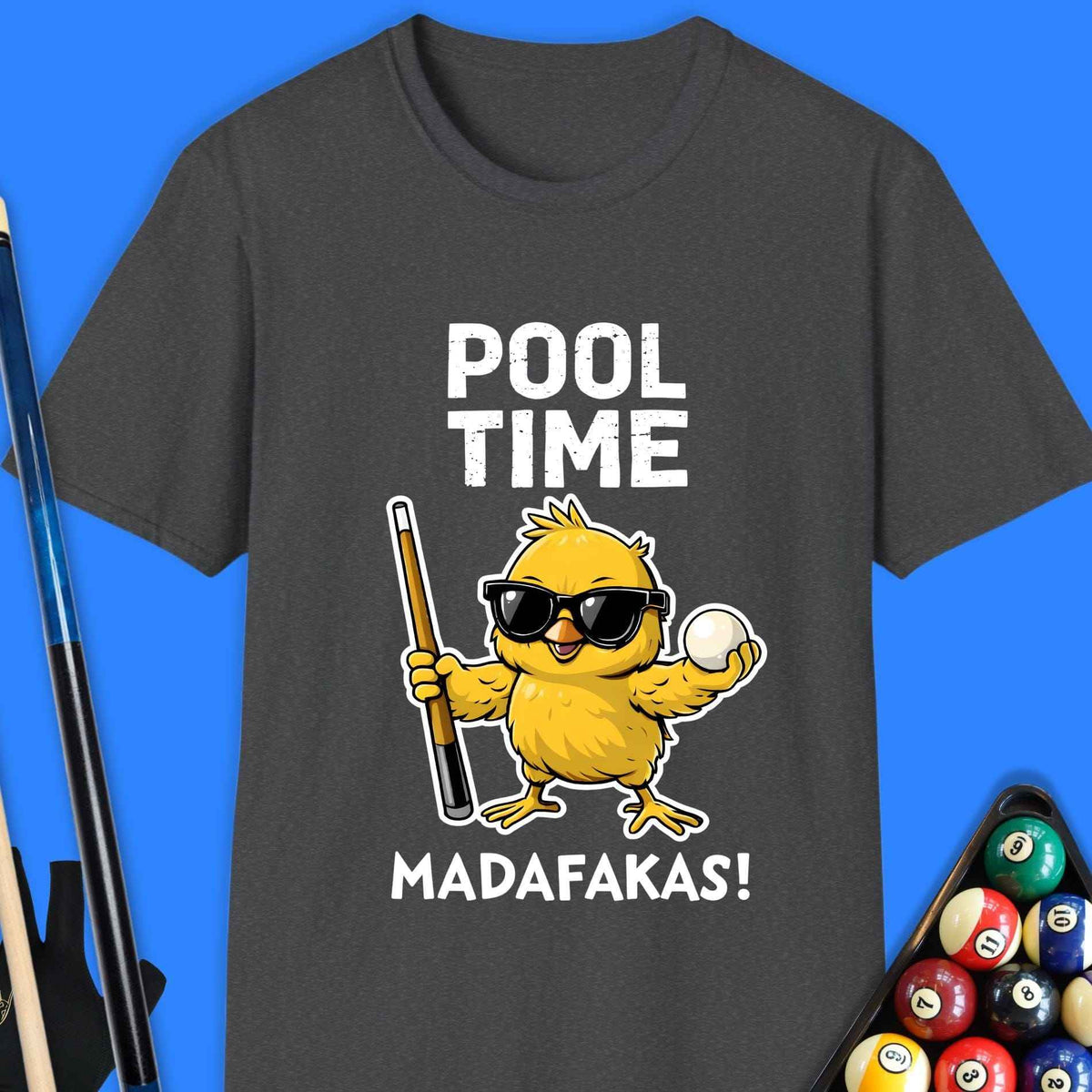 Pool Time Chick T-Shirt Gift For Pool Player