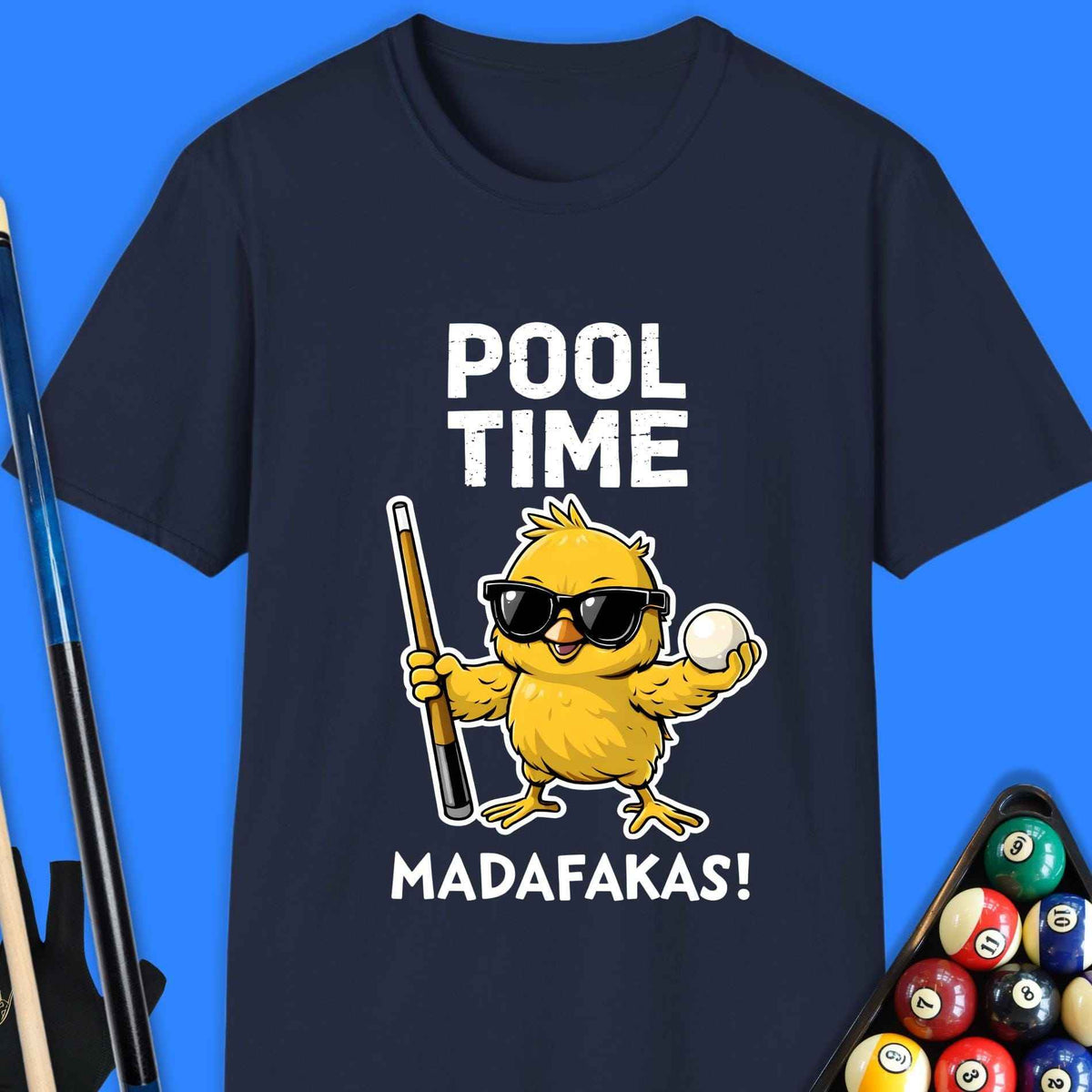 Pool Time Chick T-Shirt Gift For Pool Player