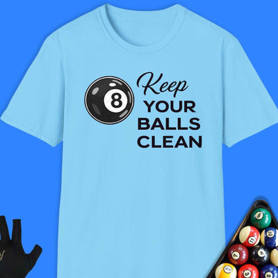 Keep Balls Clean Pool T-Shirt Gift For Pool Player