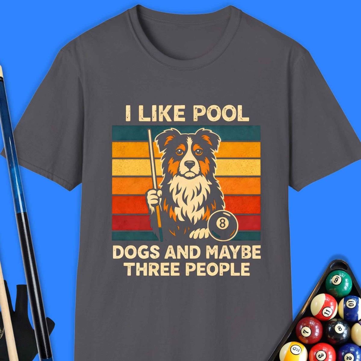 I Like Pool Dogs T-Shirt Gift For Pool Player