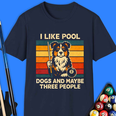 I Like Pool Dogs T-Shirt Gift For Pool Player