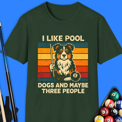 I Like Pool Dogs T-Shirt Gift For Pool Player