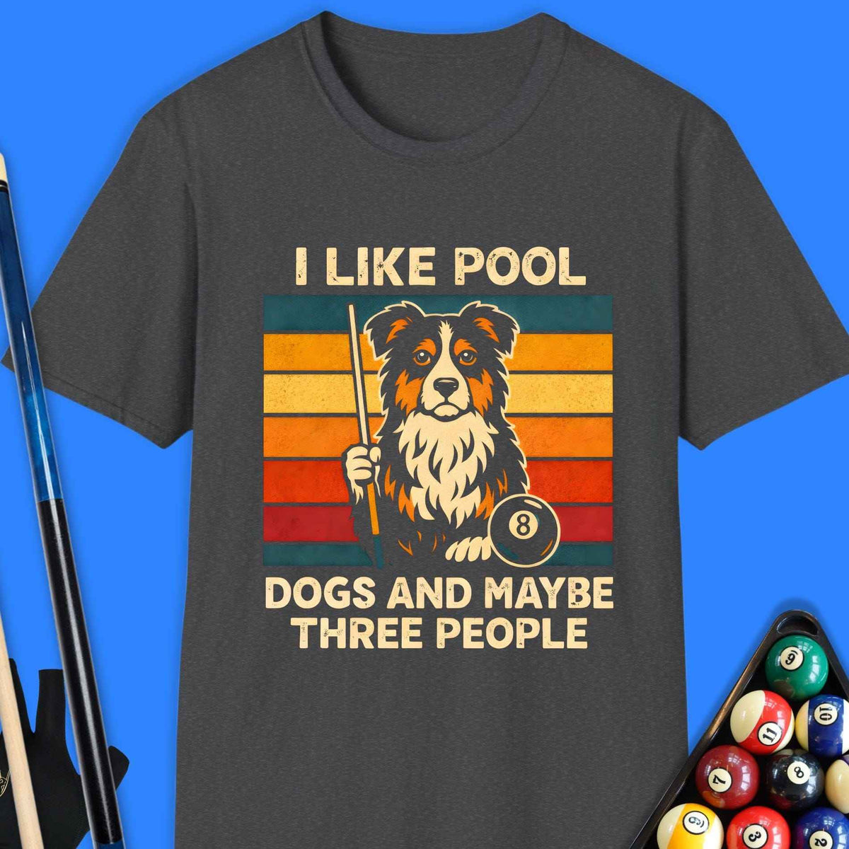 I Like Pool Dogs T-Shirt Gift For Pool Player
