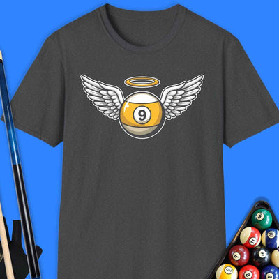 9 Ball Angel Pool T-Shirt Gift For Pool Player