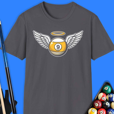 9 Ball Angel Pool T-Shirt Gift For Pool Player