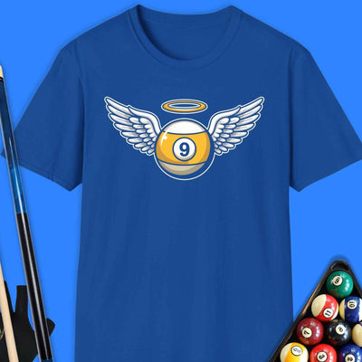 9 Ball Angel Pool T-Shirt Gift For Pool Player