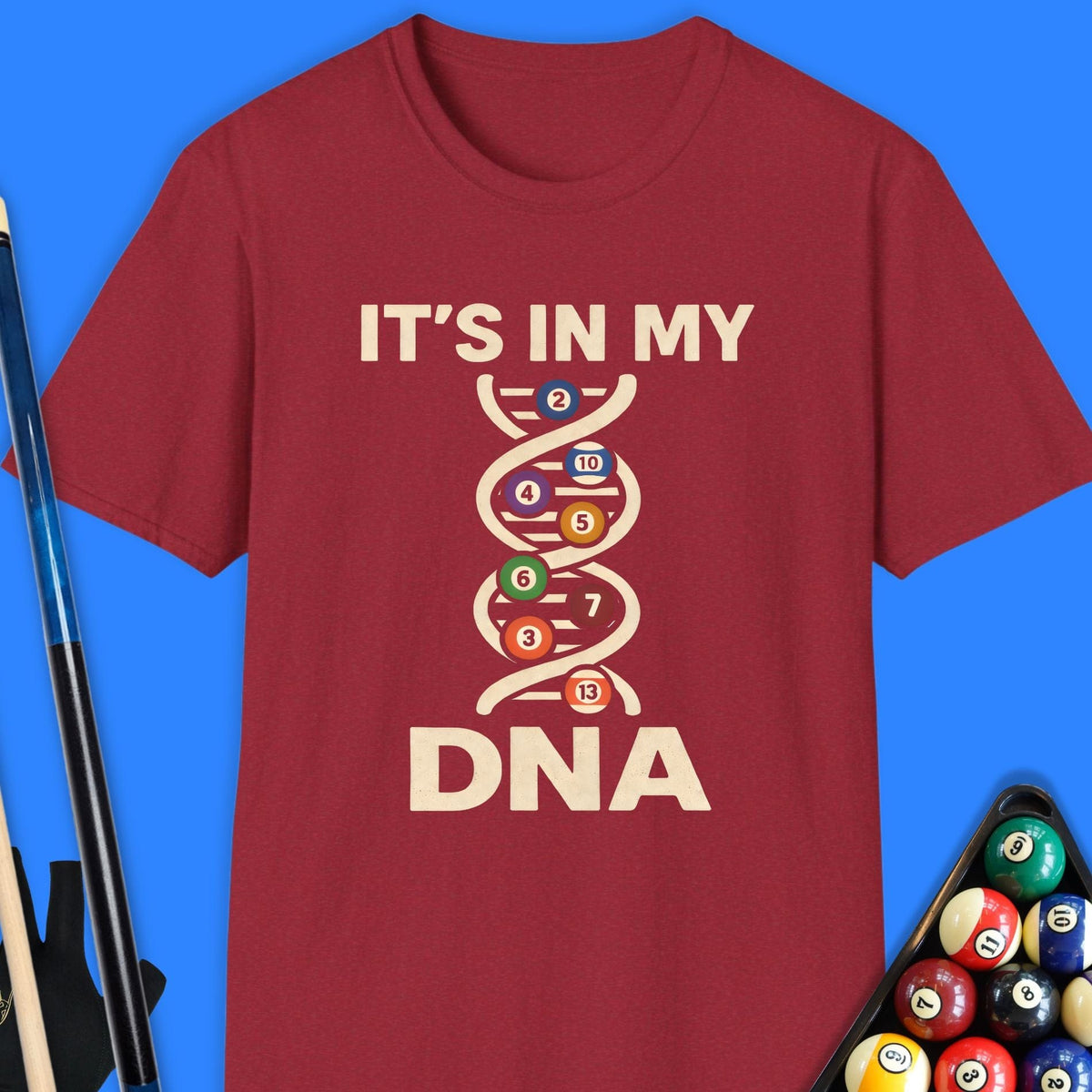 It's In My DNA Pool T-Shirt Gift For Pool Player