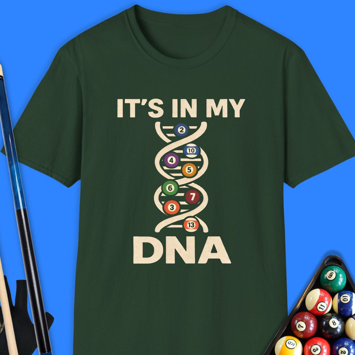 It's In My DNA Pool T-Shirt Gift For Pool Player
