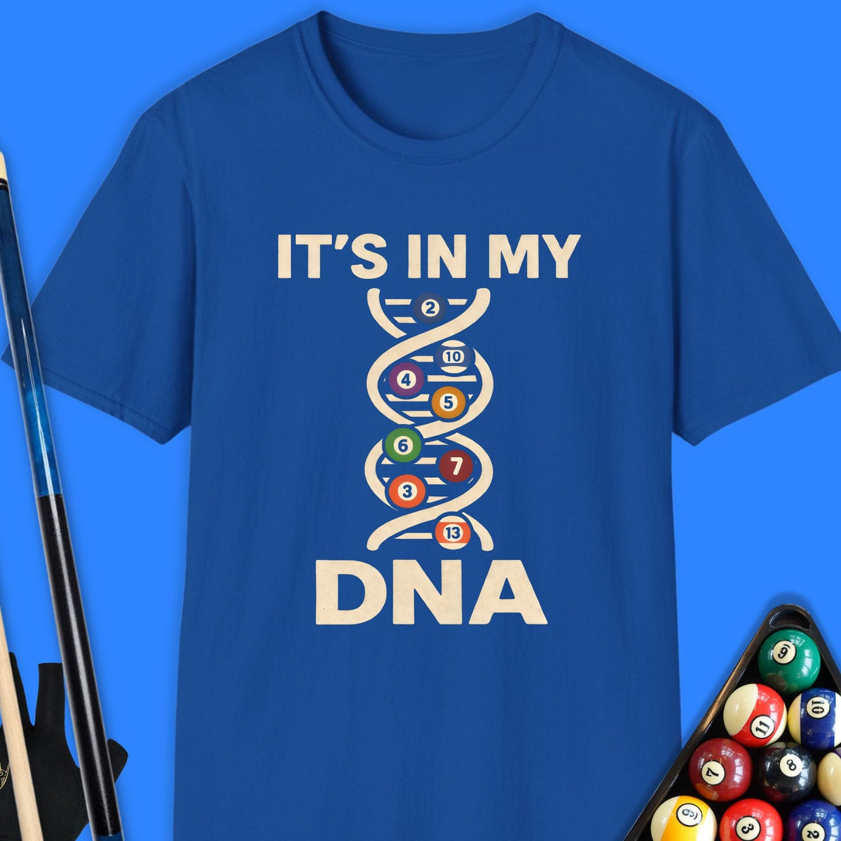 It's In My DNA Pool T-Shirt Gift For Pool Player