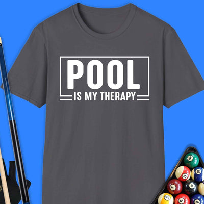Pool Is My Therapy T-Shirt Gift For Pool Player