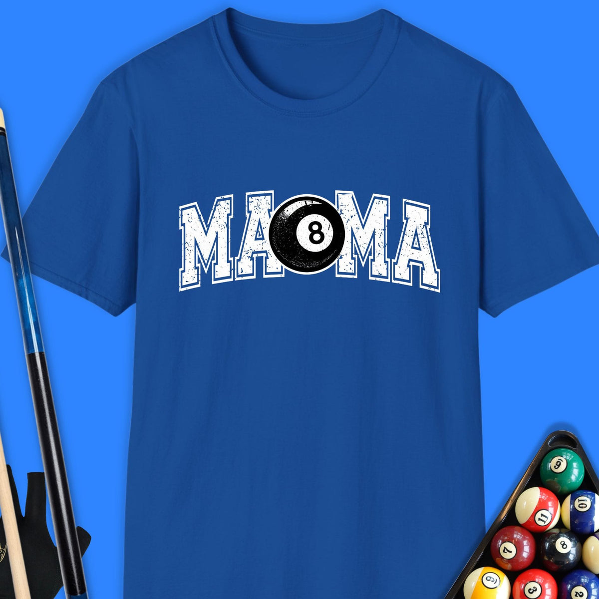 Mama Pool T-Shirt Gift For Pool Player