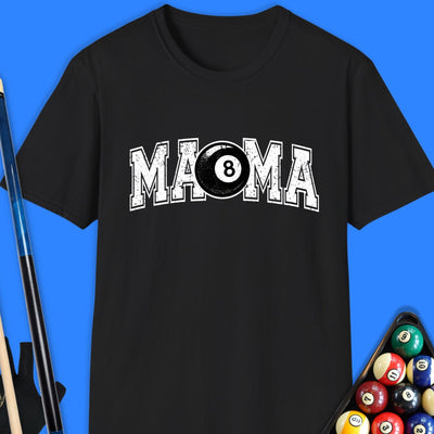 Mama Pool T-Shirt Gift For Pool Player