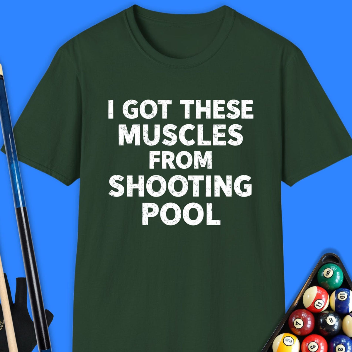 Got These Muscles Pool T-Shirt Gift For Pool Player