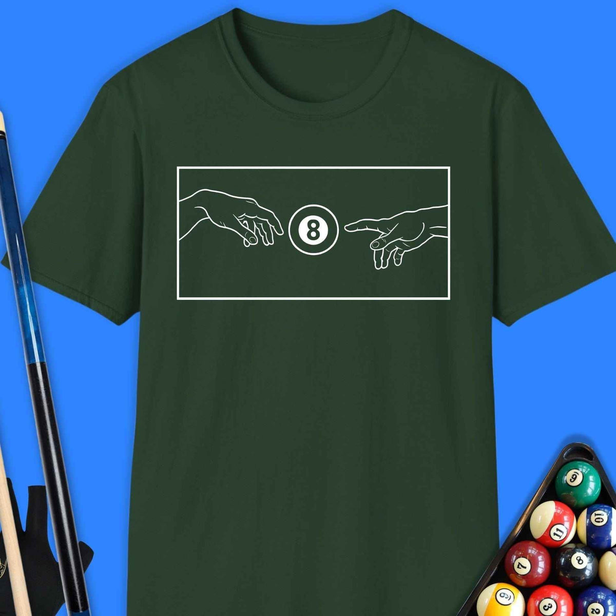 Creation Of The 8 Ball Pool T-Shirt Gift For Pool Player