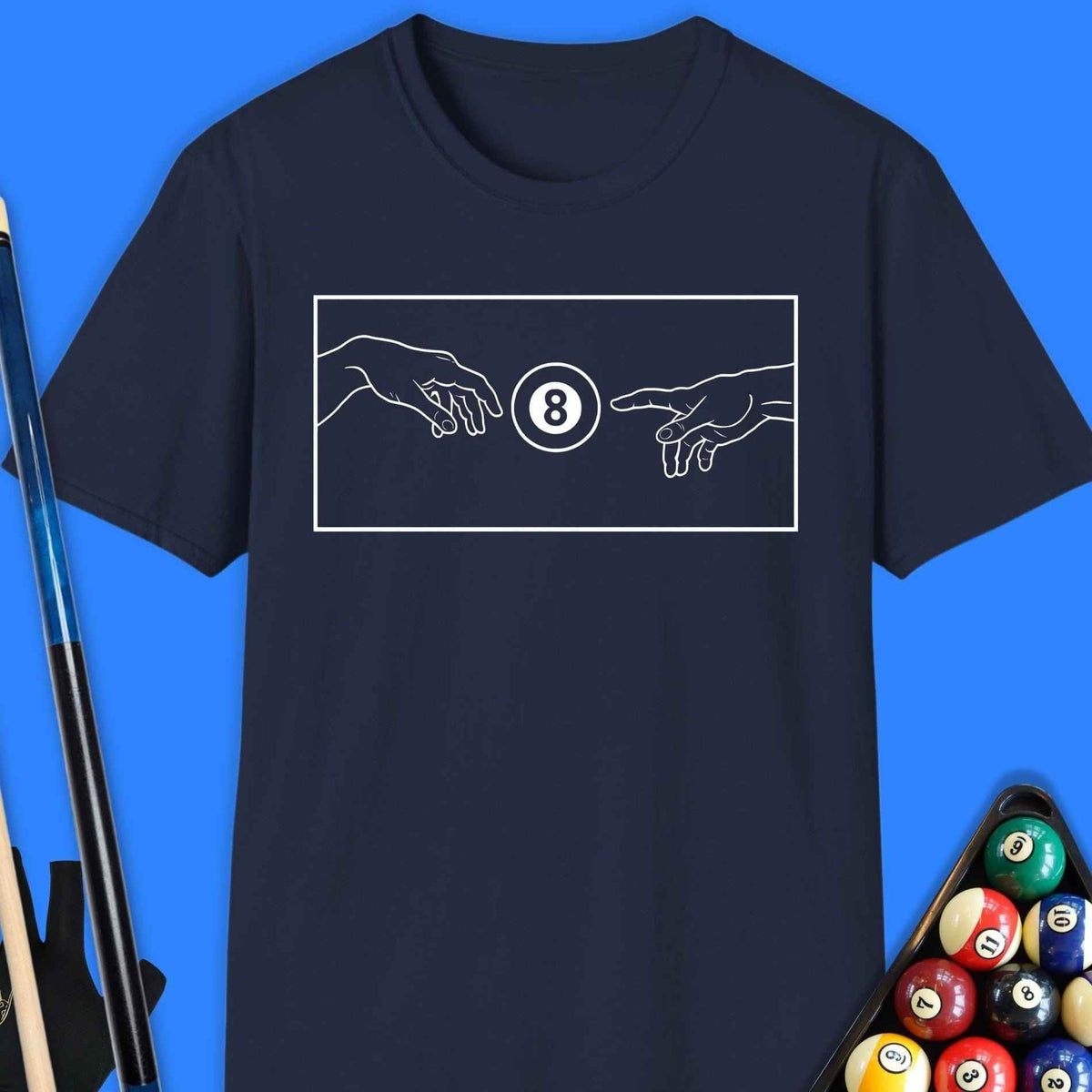Creation Of The 8 Ball Pool T-Shirt Gift For Pool Player