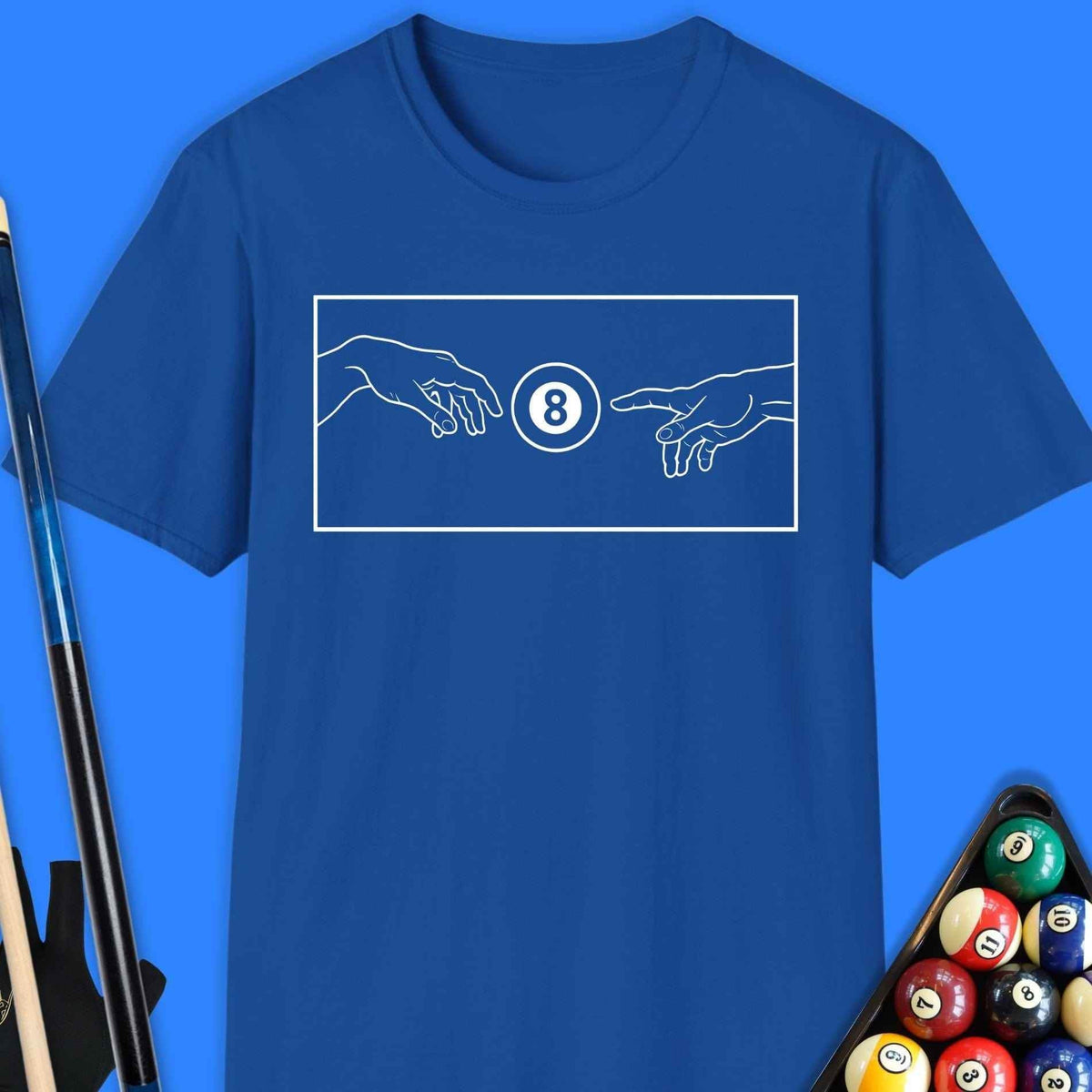Creation Of The 8 Ball Pool T-Shirt Gift For Pool Player