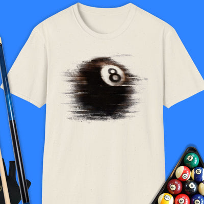 Motion Blur 8-Ball Pool T-Shirt Gift For Pool Player