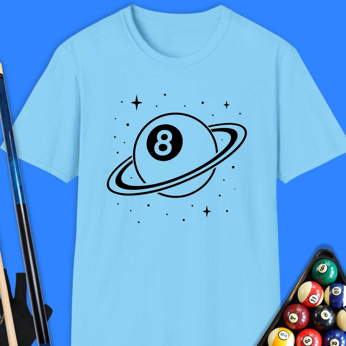 Eight Ball Orbit Pool T-Shirt Gift For Pool Player