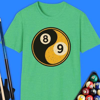 Ying Yang Pool T-Shirt Gift For Pool Player