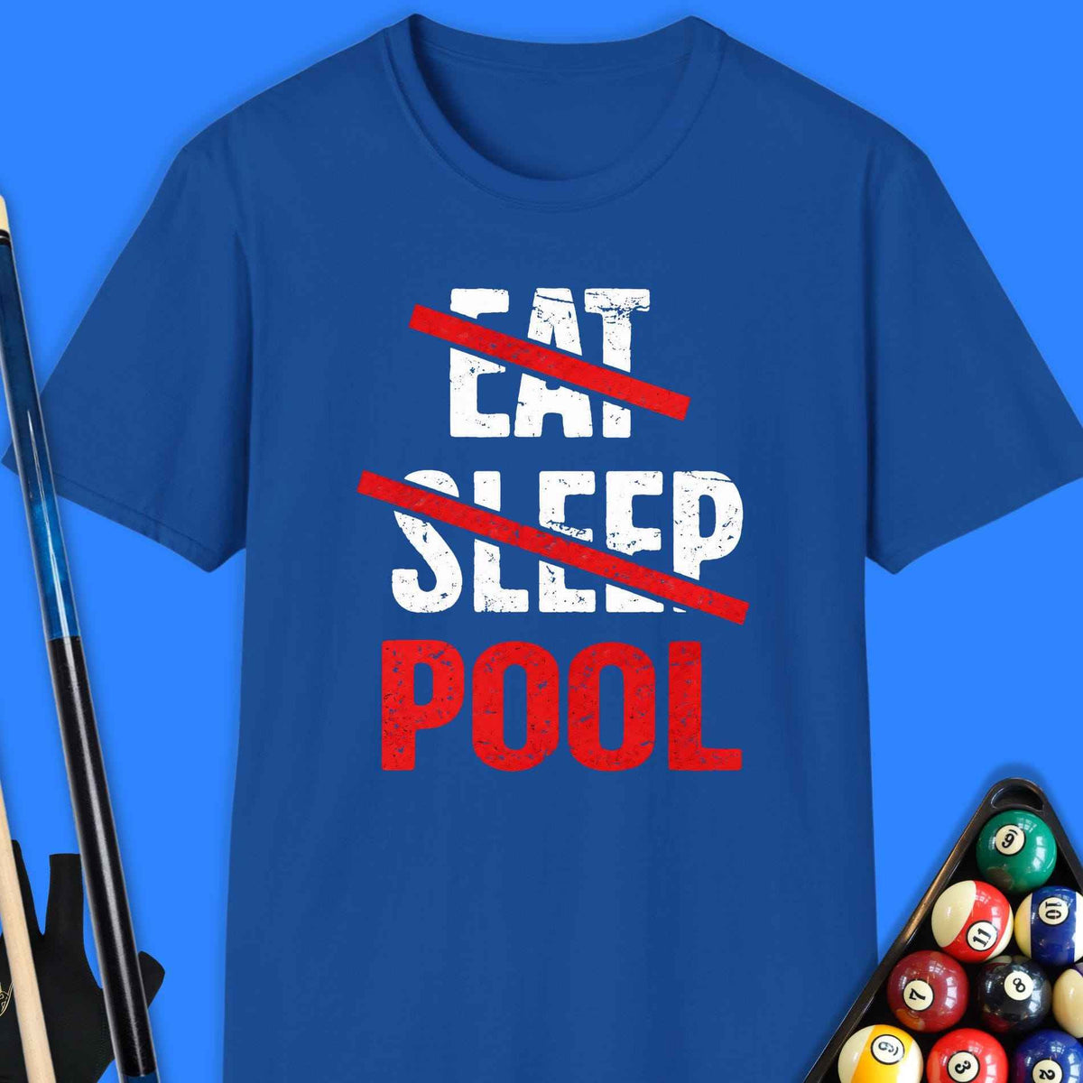 Eat Sleep Pool T-Shirt Gift For Pool Player
