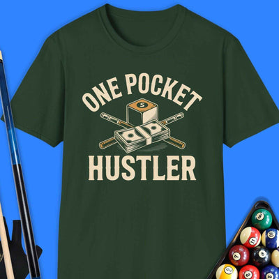 One Pocket Hustler Pool T-Shirt Gift For Pool Player