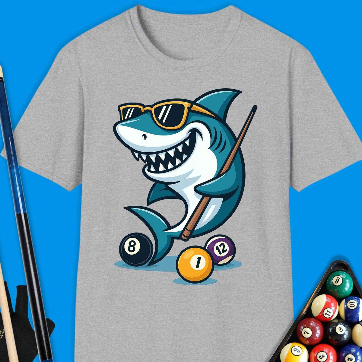 Pool Shark T-Shirt Gift For Pool Player