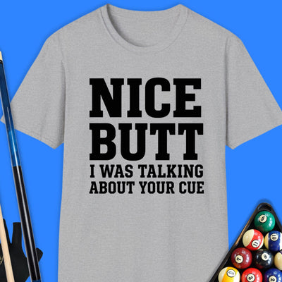 Nice Butt Pool T-Shirt Gift For Pool Player