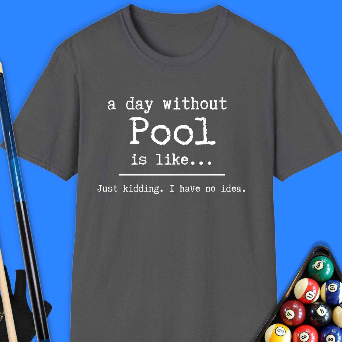 A Day Without Pool T-Shirt Gift For Pool Player