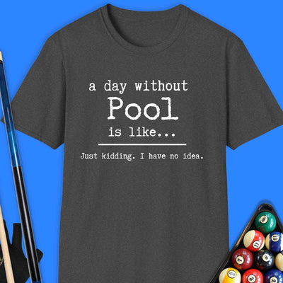 A Day Without Pool T-Shirt Gift For Pool Player