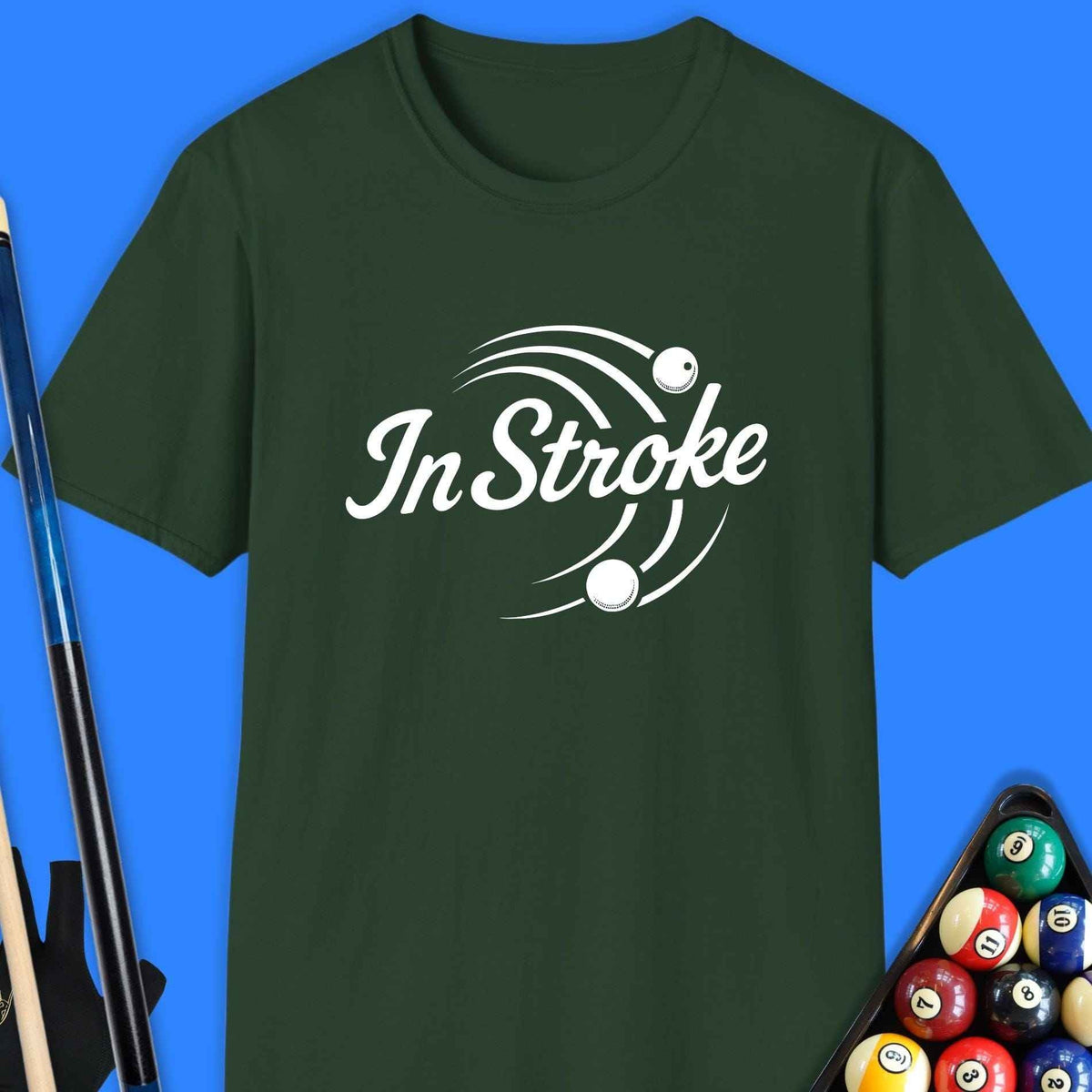 In Stroke Pool T-Shirt Gift For Pool Player