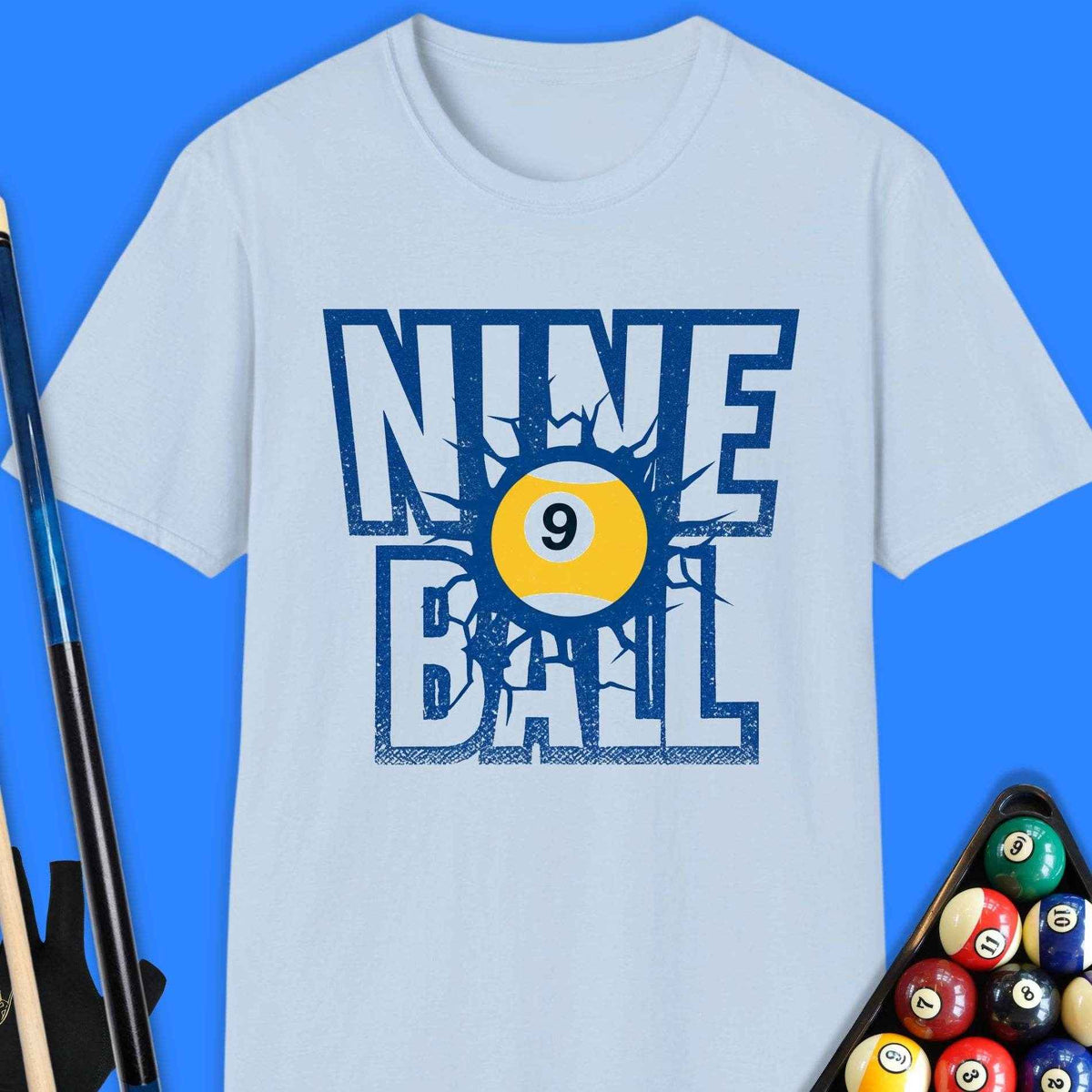 Nine Ball Pool T-Shirt Gift For Pool Player