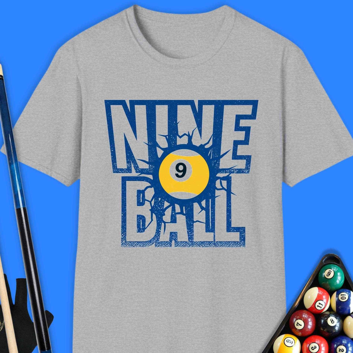 Nine Ball Pool T-Shirt Gift For Pool Player