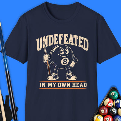 Undefeated Pool T-Shirt Gift For Pool Player