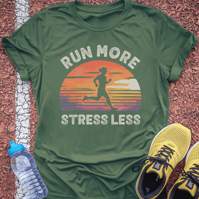 Stress Less T-Shirt Gift Ideas For Runners
