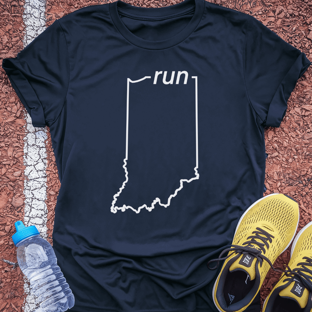 Run Indiana T-shirt Gift Ideas For Runners
