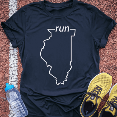 Run Illinois T-Shirt Gift Ideas For Runners