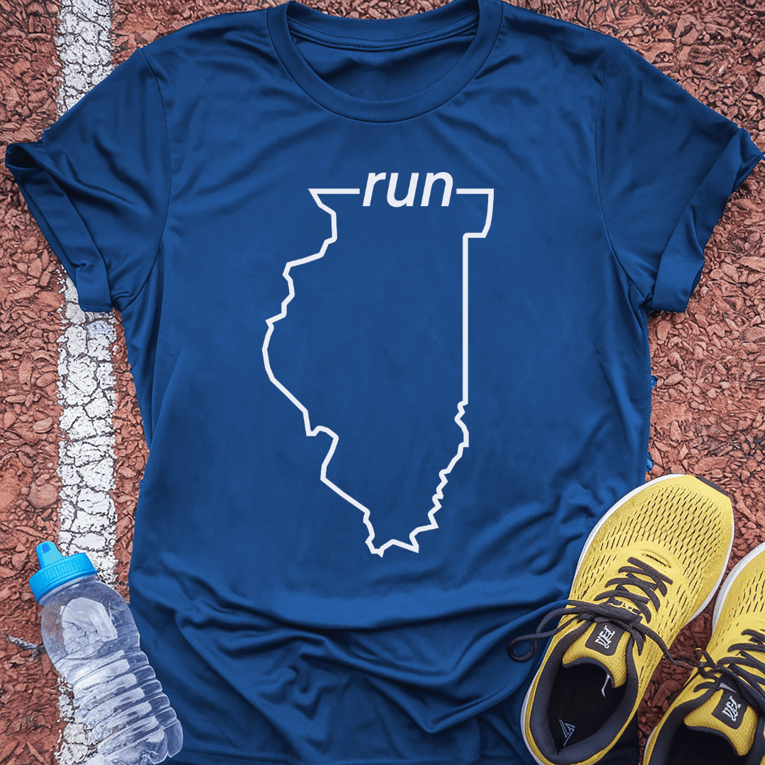 Run Illinois T-Shirt Gift Ideas For Runners