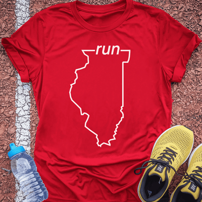 Run Illinois T-Shirt Gift Ideas For Runners