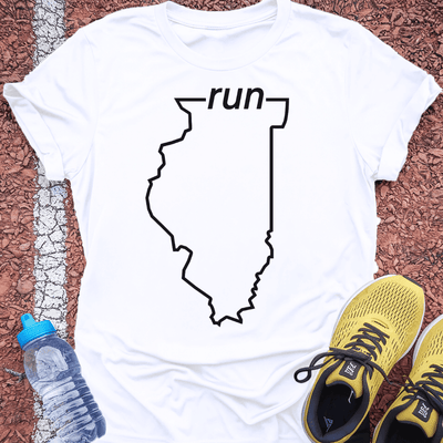 Run Illinois T-Shirt Gift Ideas For Runners