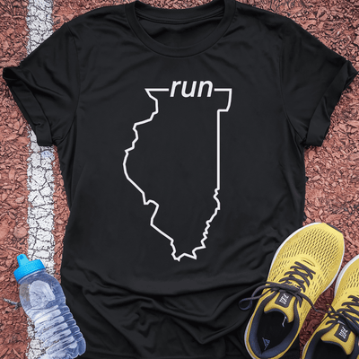 Run Illinois T-Shirt Gift Ideas For Runners