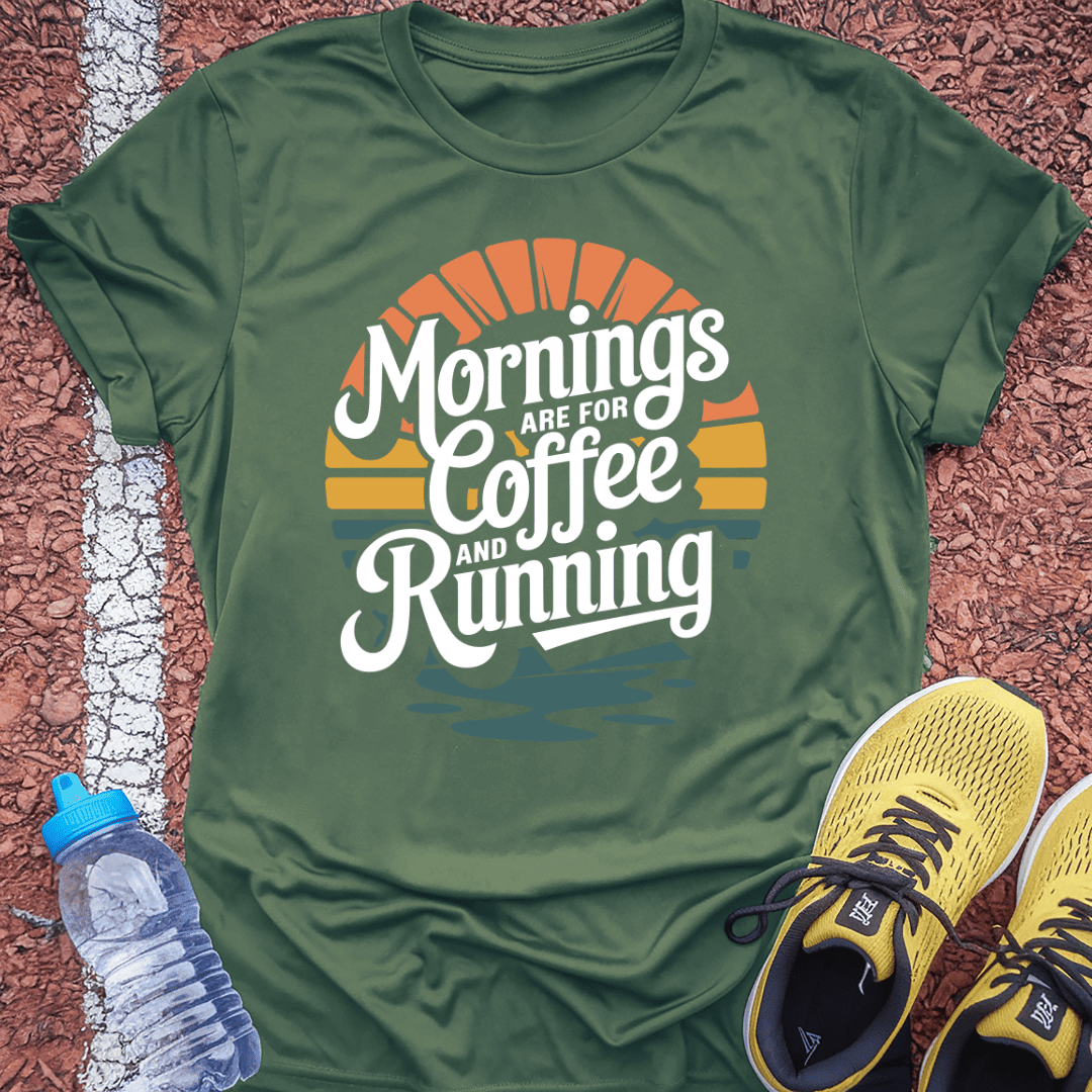 Coffee & Running T-Shirt Gift Ideas For Runners