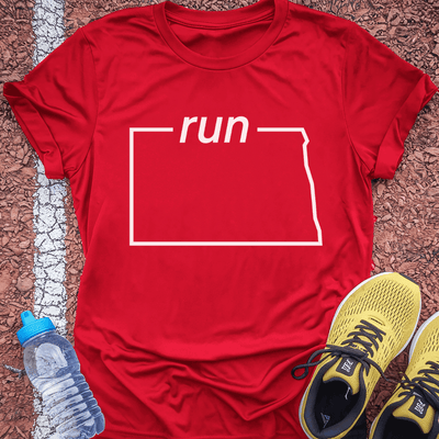 Run North Dakota T-shirt Gift Ideas For Runners