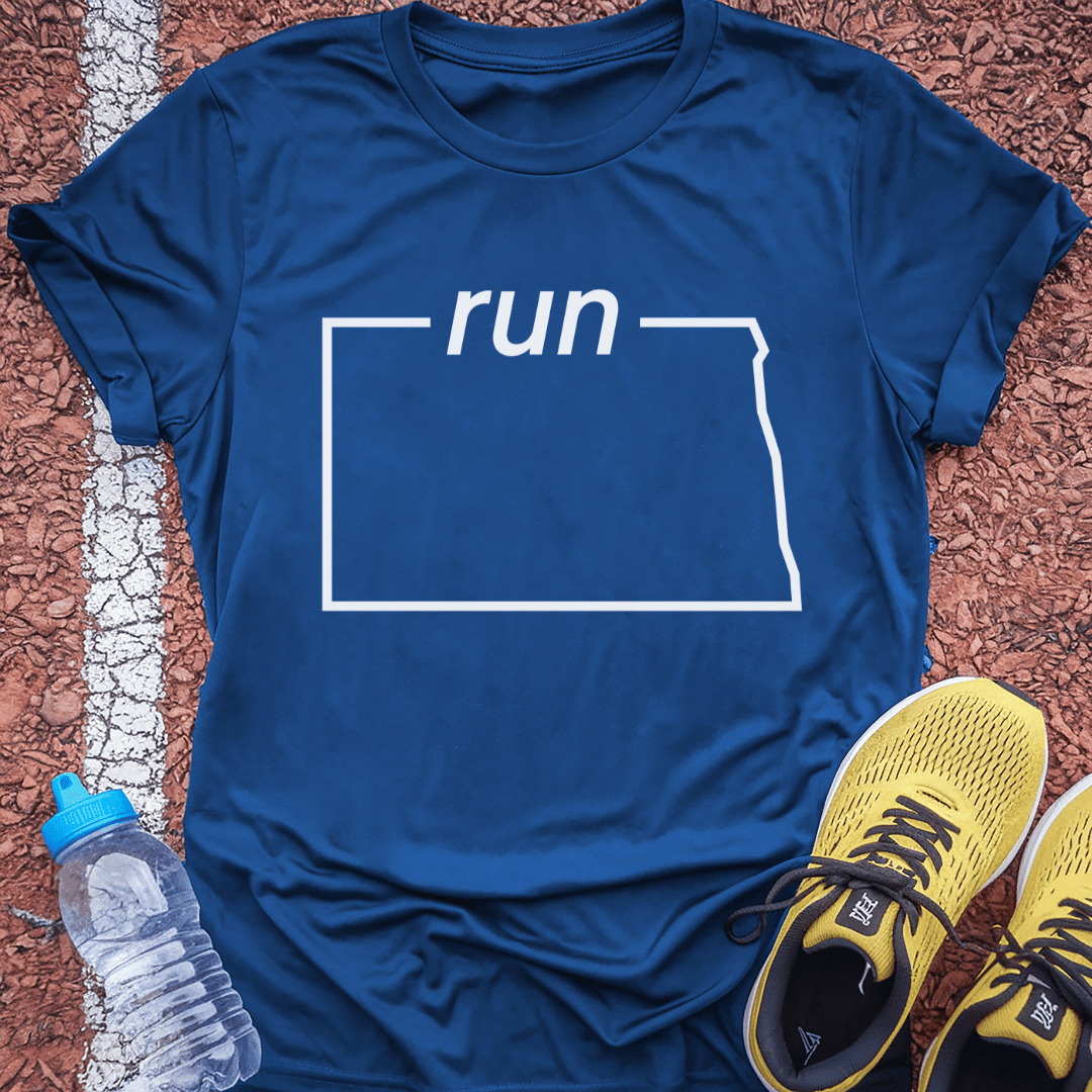 Run North Dakota T-shirt Gift Ideas For Runners