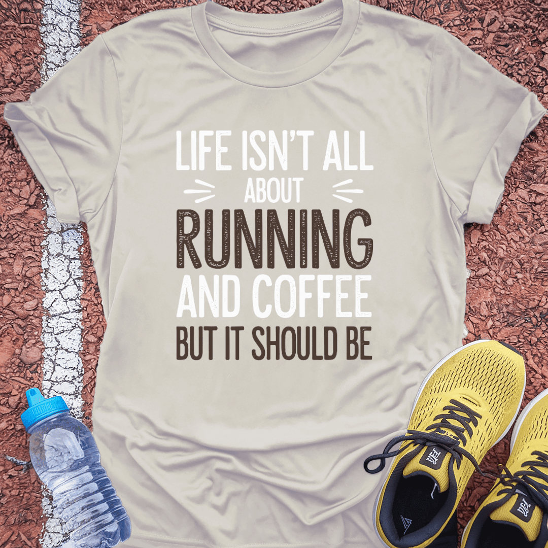 Running and Coffee T-shirt Gift Ideas For Runners