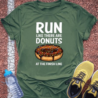 Donuts T-shirt Gift Ideas For Runners