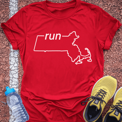 Run Massachusetts T-shirt Gift Ideas For Runners
