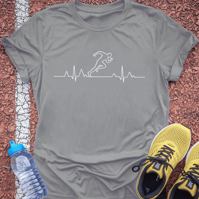 Heartbeat T-Shirt Gift Ideas For Runners
