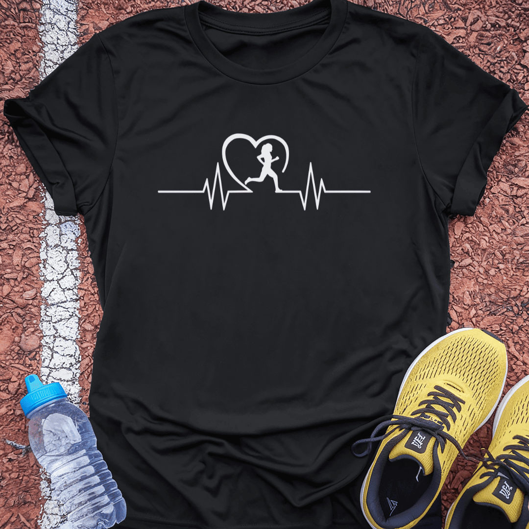Running Heart T-Shirt Gift Ideas For Runners