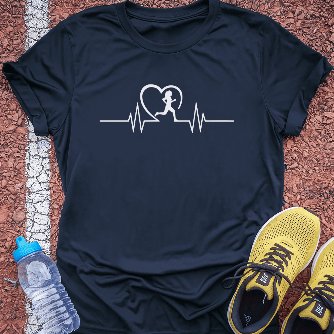Running Heart T-Shirt Gift Ideas For Runners